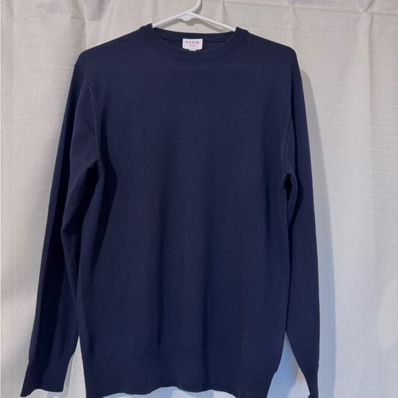 Thomas Pink Classic Men's Dark Blue Crewneck Sweater size Medium - Picture 6 of 6